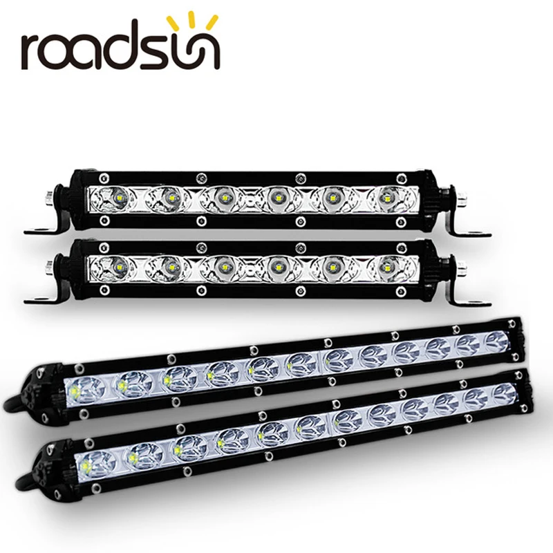 Roadsun 7 'ཉ'' тонкий светодиодный Однорядный светильник 18 Вт 36 12 в дневные