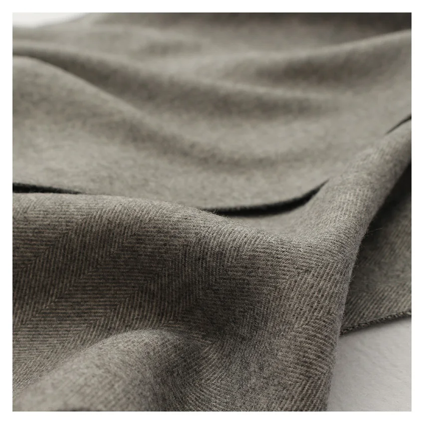 Winter Men Scarves Solid Color Grey Classical Herringbone 100% Viscose Neck Warmer Business Man Cashmere Scarves Shawl 190*32 mens cotton scarf