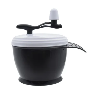 

1Set Hair Dye Mix Bowl Tint Color Mixing Bowl Hair Coloring Plastic Bowl Black