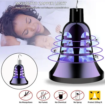 

1pc Outdoor Bug Zapper Light Bulb Household Electric Mosquito Killer LED Light SAL99