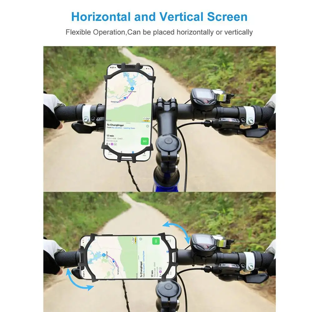 DIJUAL Sepeda Telepon Pemegang Sepeda Ponsel Pemegang Ponsel Sepeda Motor Suporte Celular Untuk iPhone Samsung Xiaomi Gsm Houder Uncut CSV