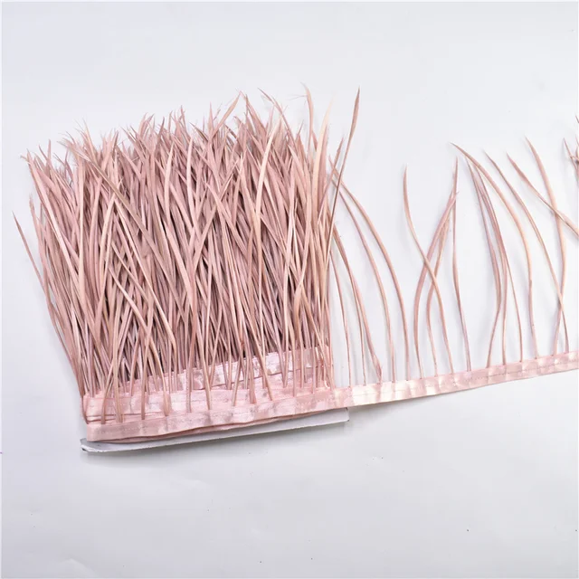 1Meters Pruning Goose Feathers Trims Ribbon Fringe feather trim 6-8
