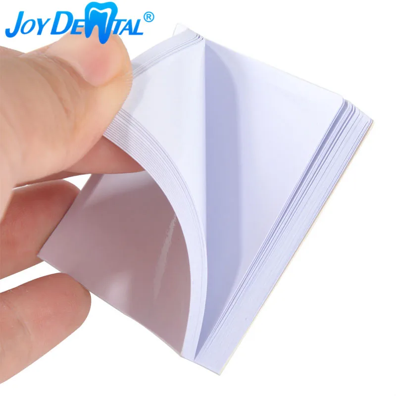 Almohadilla de mezcla Dental desechable, 5,1x5,1 cm, 2 lados, 50 hojas/almohadilla