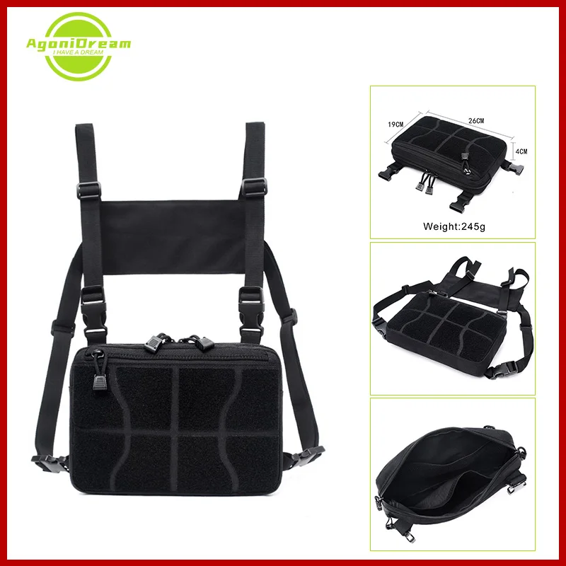 

Outdoor Hunting Accessories New Chest Bag Adjustable Tactical Chest Rig Shoulder Bag Waist Packs Chest Recon Tools Pouch