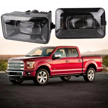 

2PCS LED Fog Passing Light Assembly Kit LED Auxiliary Lamp Driving Light 12V for Ford F150 Die-cast Aluminum