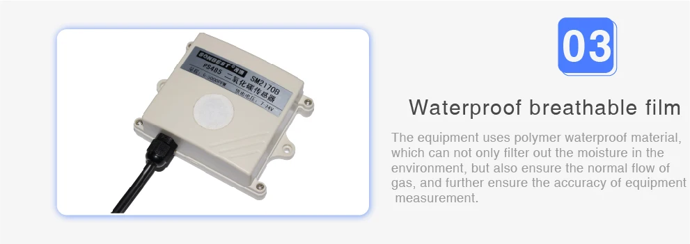 RS485 интерфейс Инфракрасный датчик углекислого газа датчик диоксида SM2170B