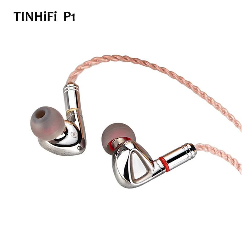 TINHiFi TIN P1 Wired Hifi Earphone with MMCX Cable Earphone in Ear Earphones for Audiophiles Musicians