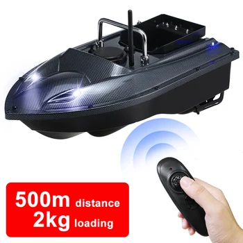 Fishing Bait Boat Fish Finder 500M RC Fishing Boat 1.5KG Loading Remote Control Ship Device for Sea River and Lakes C118 1