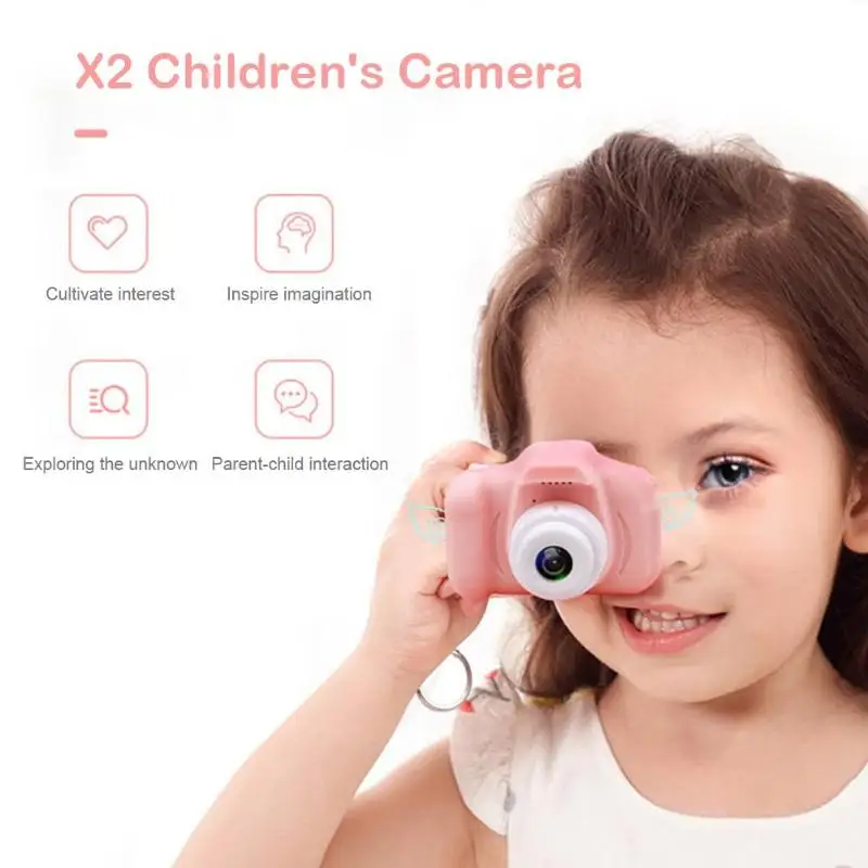 Детская мини-видеокамера 2,0 ''цифровая фотокамера 1080P HD камера для мальчиков и девочек подарок на день рождения с картой памяти 32G