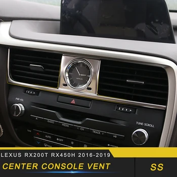 

For Lexus RX200t RX450h 2015-2019 Car Styling Center Console A/C Air Vent Outlet Panel Cover Trim Interior Accessories