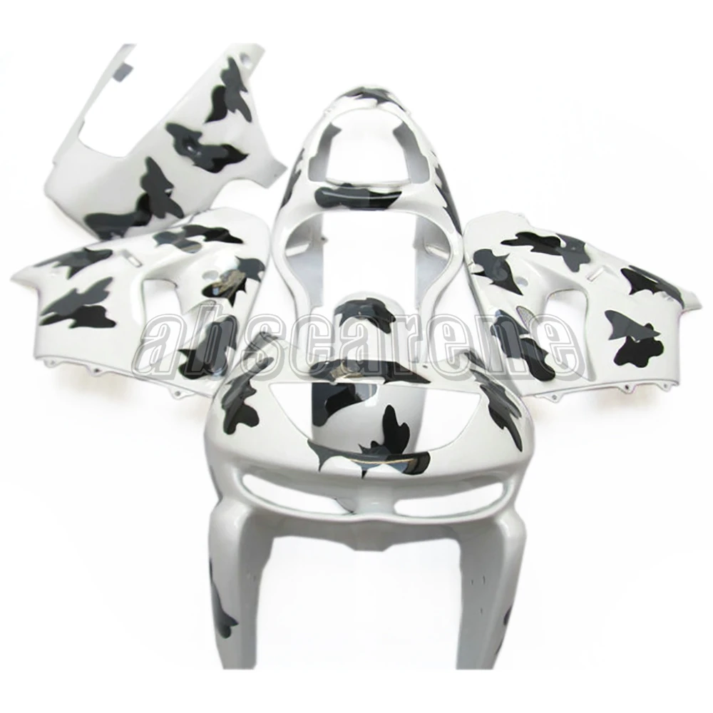 Full Fairing Kit For Kawasaki ZX9R ZX-9R 1998 1999 ABS Plastic Motorcycle Cowlings Gloss White Black Fairings | Автомобили и