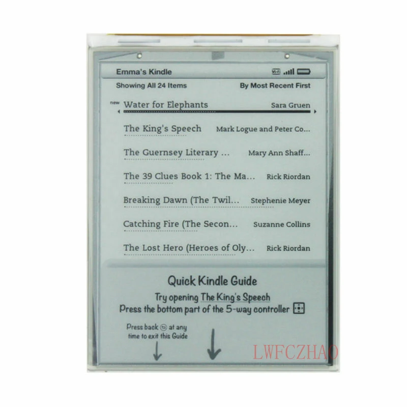 Tela Lcd de Substituição para Leitor de E-book de Polegadas
