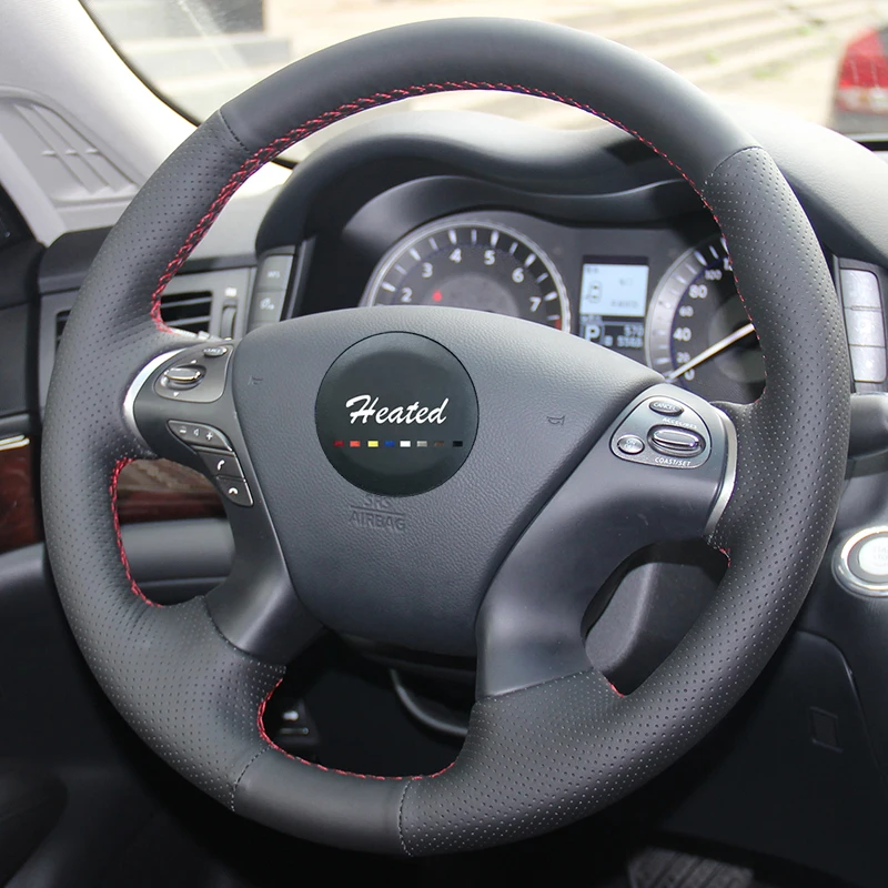 Оплетка рулевого колеса для Infiniti JX35 M35 M25 M56 Q70 QX60 Nissan Murano|wheel steering cover|steering coverwheel |
