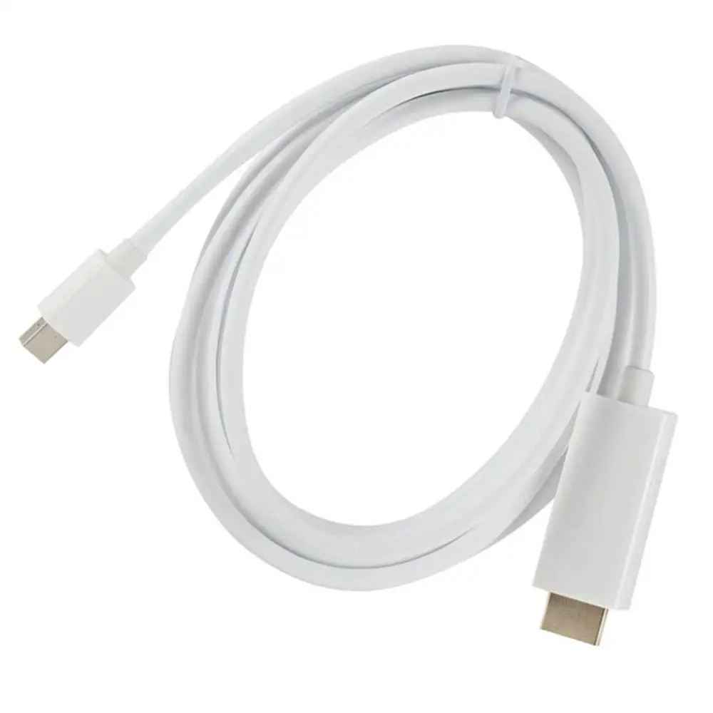 Mini Dp To Hdmi Cable Minidp To Hdmi 1.8 M Dp Line Minidisplayport 20pin Interface Perfect Lossless Signal Plug And Play Durable