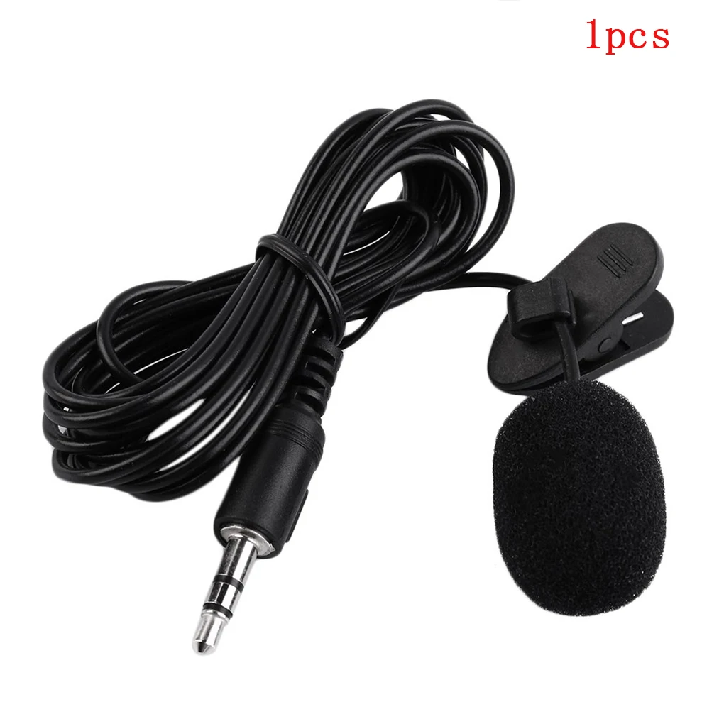 1 шт/2 шт/3 шт Портативный внешний 3,5 мм мини кабель петличный микрофон для ПК ноутбука Lound Динамик - Цвет: 1pcs