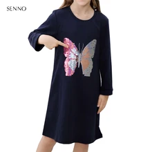 Kids Dresses for Girls Clothing Cotton Long Sleeve Baby Girls Dress Glitter Sequin Princess Dress Costume for Kids Clothes