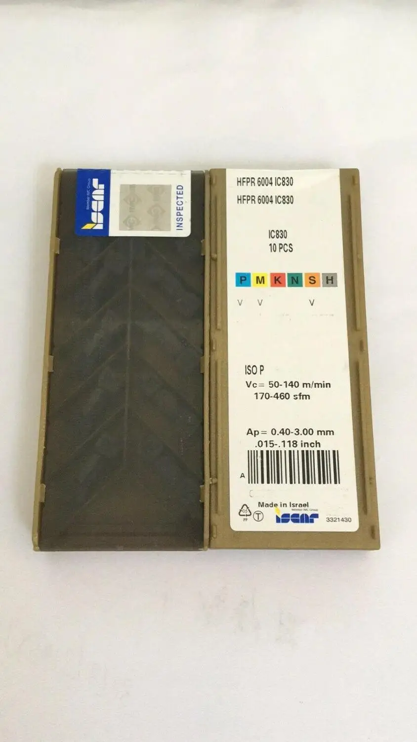 ISCAR 10 шт. карбидные вставки HFPR 6004 IC808
