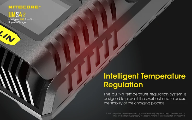 LCD Display NITECORE UMS4 USB Charger (22)