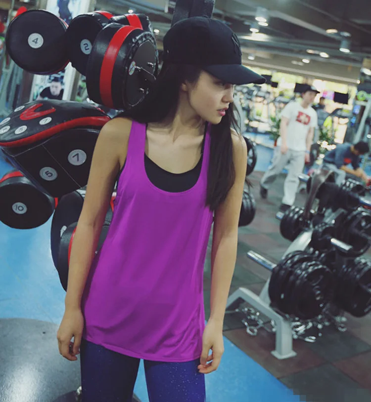 WANAYOU женские летние рубашки без рукавов с разрезом сзади для йоги футболка для фитнеса топ для бега дышащий Быстросохнущий Спортивный тренировочный жилет