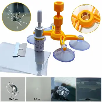 

Car Windshield Repair Kit Window Glass Scratch Crack Restore Tool DIY Auto Window Quick Fix Screen Polishing Set Accessories