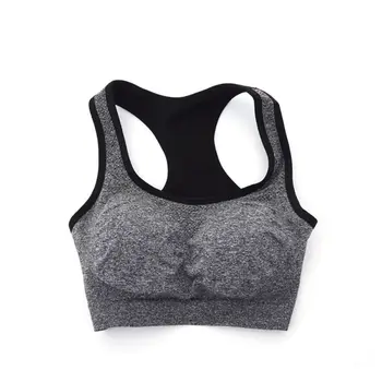 

Women Ladies Stretch Padded Bra Racerback Bra Crop Tops S M L