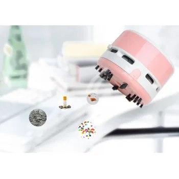 

Household Mini Vacuum Cleaner Desktop Dust Collector Laptop Notebook Computer Keyboard Clean Brushes Pet Hair Suction Device