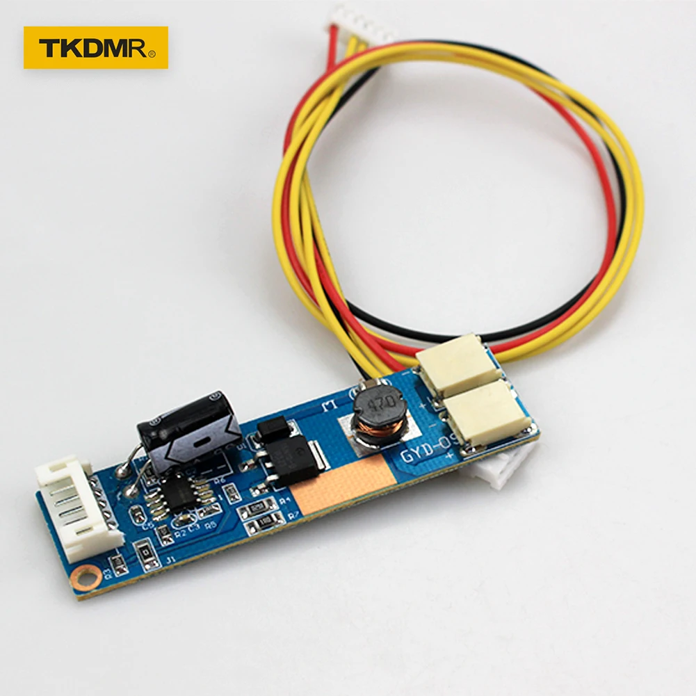 

TKDMR Universal Backlight Inverter LED Double Lamps Constant Current Driver Board Adjustable light 12-30v Input 9-10V Output