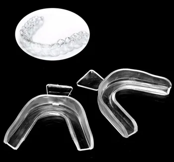 

2Pcs/Set Dental Mouthguard Thermoforming Care Oral Hygiene Bleaching Tooth Whitener Mouth Guard Teeth Whitening Trays Beauty
