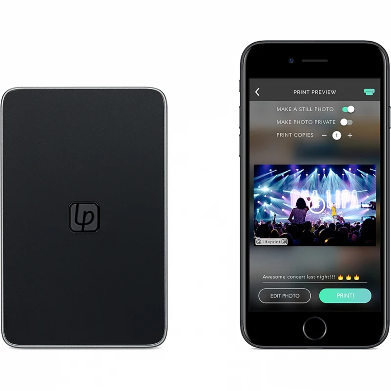Портативный принтер LifePrint 2x3 с функцией мгновенной печати