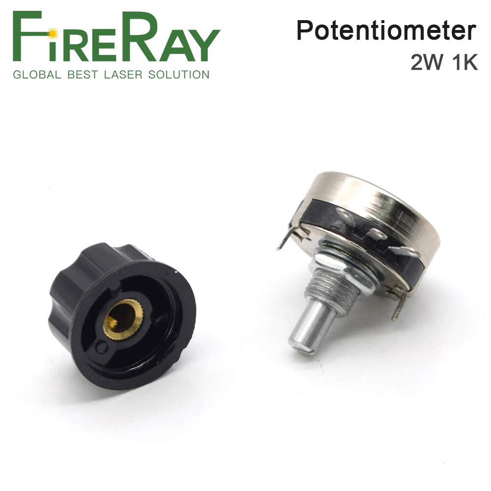 FireRay WTH118 DIY Kit Parts Linear Potentiometer 2W 1K Ohm for Co2 Laser Power Supply