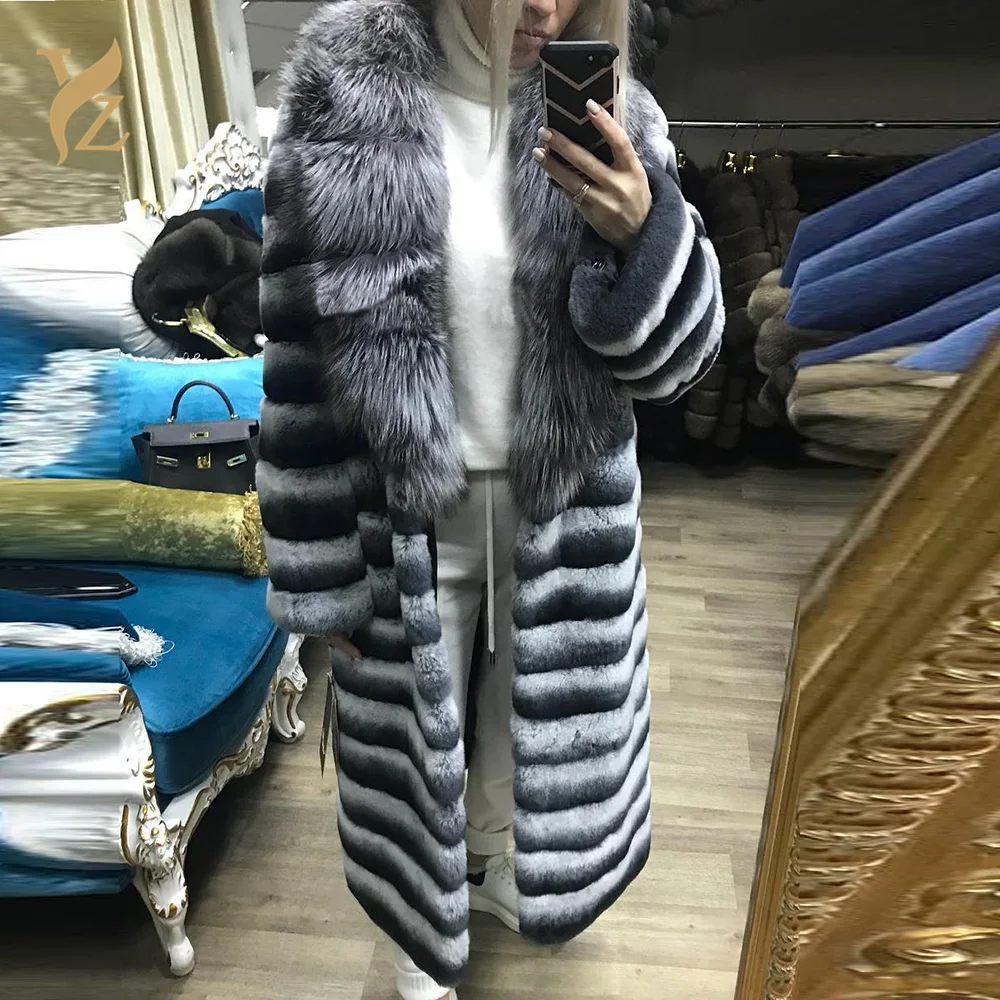YZ. FURTURE натуральный мех шиншилла кролик рекс мех из кролика теплый зимний высококачественный Полный Пелт натуральный мех Женская куртка мех