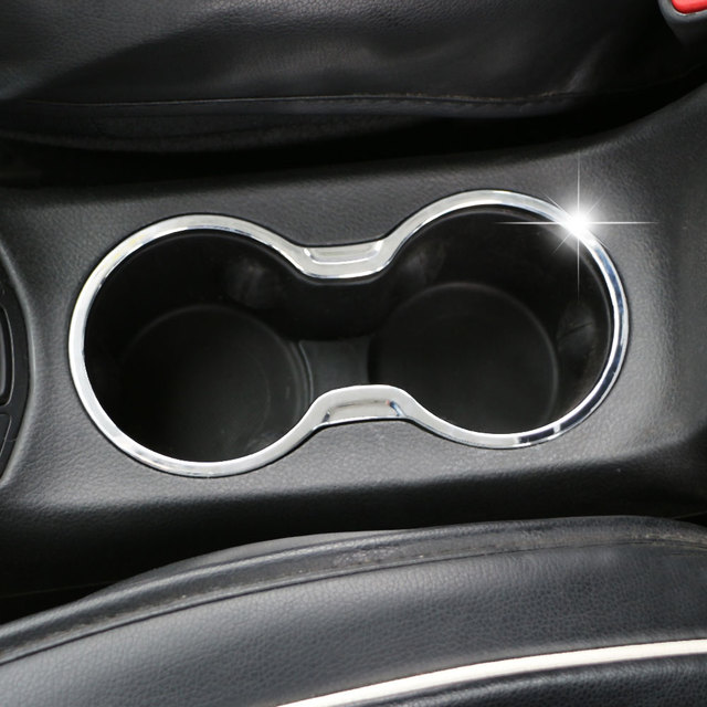 Jeep Compass 2017 - 2020 ABS Water Cup Bottle Frame Holder Organizer Car Interior Glass Shelf Container Accessories