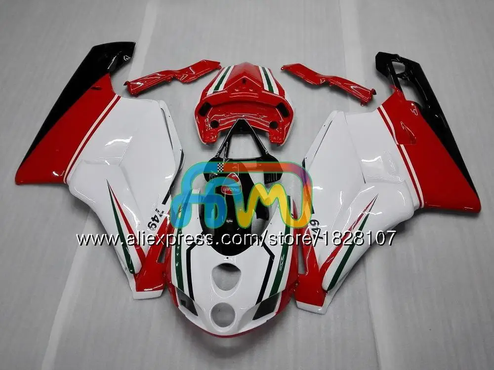 OEM тело для поездок на мотоцикле DUCATI 749-999 749S 999 749 999 03 04 белый черный кузов 78BS. 15 749 999 S R 749R 999R 2003 2004 обтекатели комплект - Цвет: No. 6