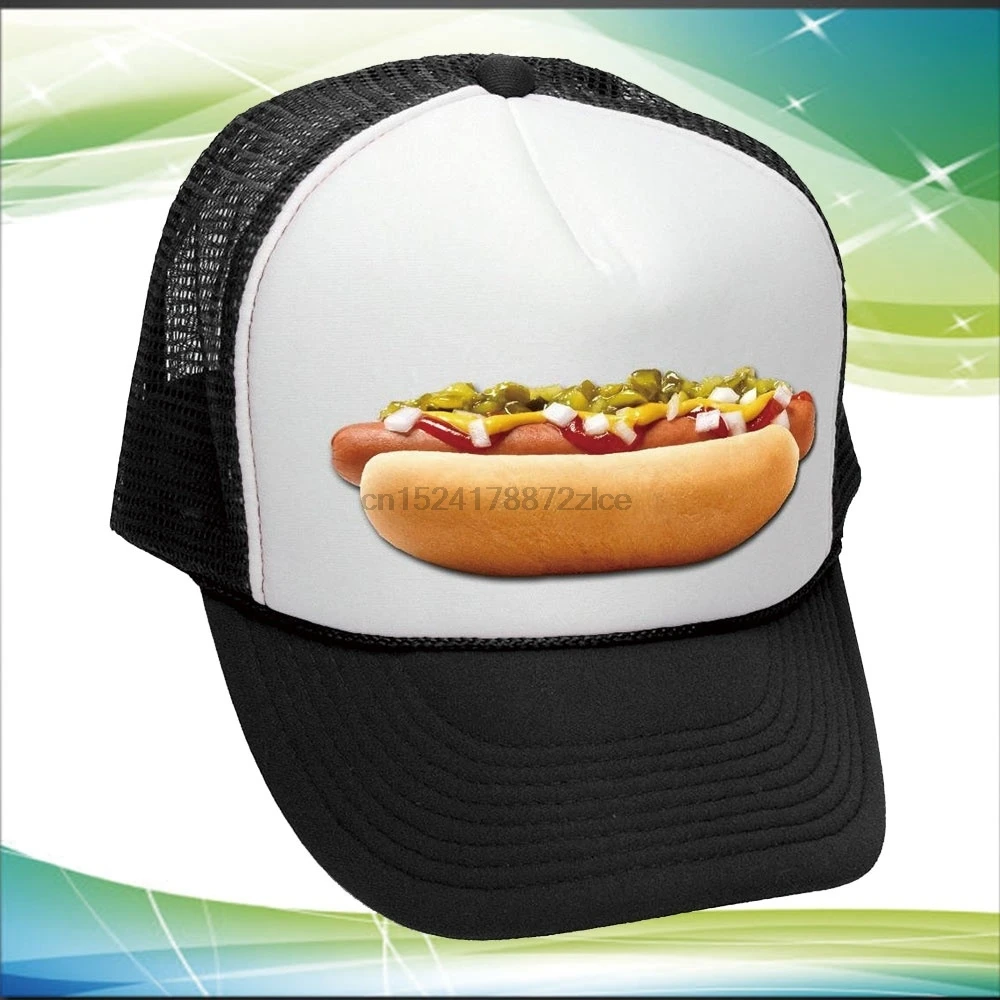 Хот-Дог-Сетка Дальнобойщик Шляпа Регулируемая Кепка Snapback шляпа наружная Кепка