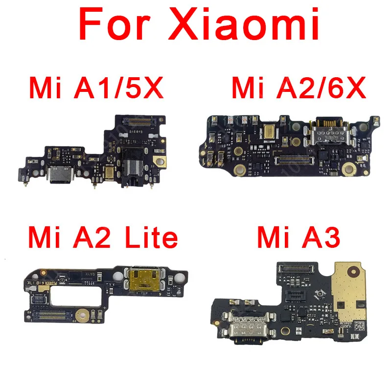 Оригинальный зарядный порт для Xiaomi Mi A1 A2 Lite A3 5X 6X Redmi 6 Pro зарядная плата USB штекер