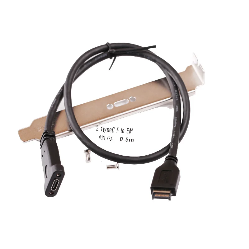 USB 3 1 разъем для передней панели типа E C расширения материнской платы с крепежным