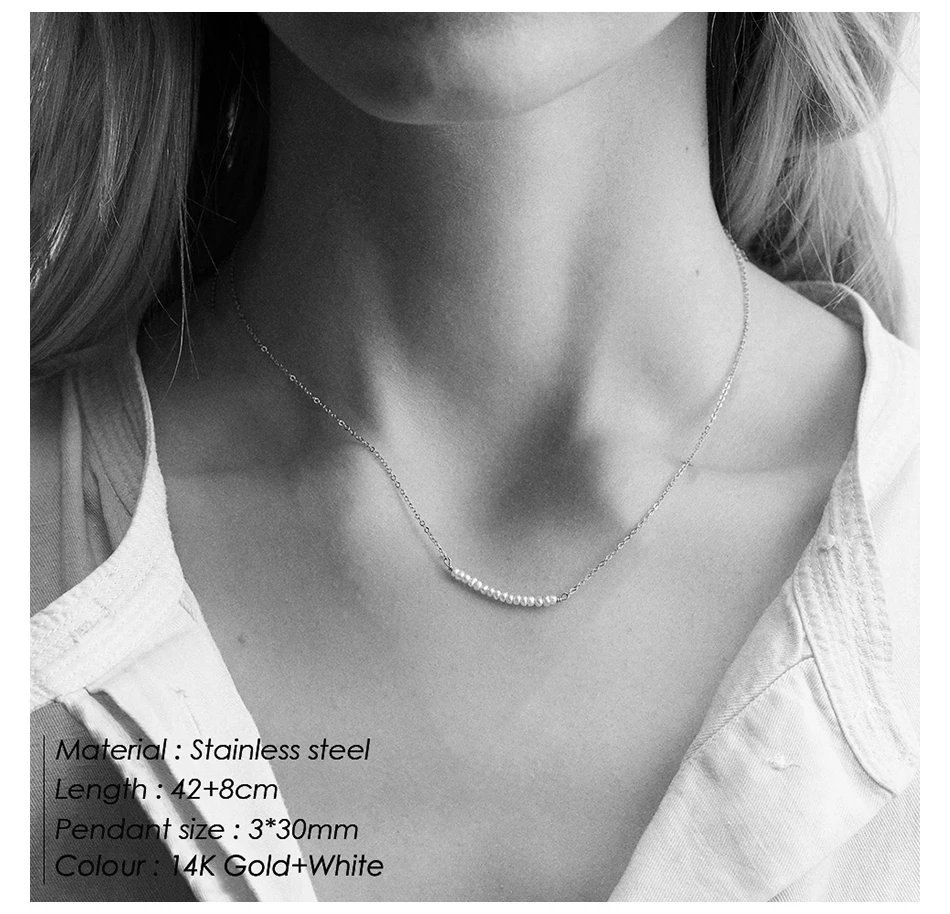 Женское Ожерелье eManco 316L из нержавеющей стали с гравировкой, оригинальное ожерелье для женщин, подарочное ожерелье, ювелирное изделие