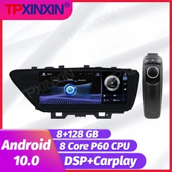 Radio Multimedia con GPS para coche, Radio con reproductor de vídeo, 10,25 pulgadas, 128GB, Android 10, Unidad Principal estéreo, 2Din, para Lexus ES 2013   2017