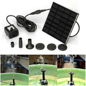 

New Fashion Outdoor creative Solar Panel Power Submersible Fountain Pool Pond Garden Water Pump Kit