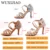 WUXIJIAO Jazz shoes Latin dance shoes female Latin Salsa girl casual shoes silver bronze skin shoes