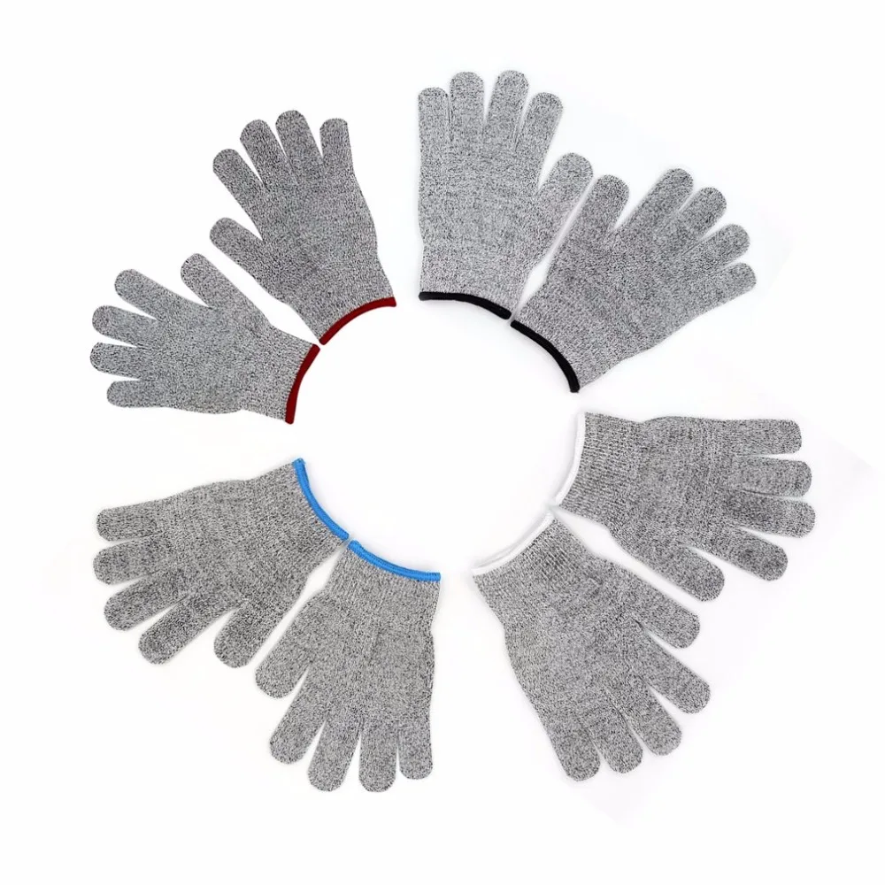 1 Pair Working Safety Gloves Proof Protect Stainless Steel Wire Cut Metal Mesh Butcher Anti-cutting breathable Gloves