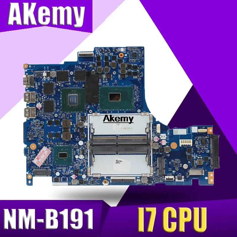 DY512 NM-B191 материнская плата для ноутбука Lenovo Y520-15IKBN R720-15 оригинальная I7-7700HQ HM175 |