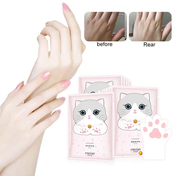 

Niacinamide Hand Mask Anti-Aging Moisturizing Mask Exfoliating Smoothing Whitening Hand Spa Gloves Skin Care TSLM1