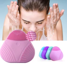 Мини USB пылесос лица, щетка для мытья кисть для очистки дица Массажная силиконовая Очищающие средства для лица инструмент поры Очищающий тоник для кожи уход