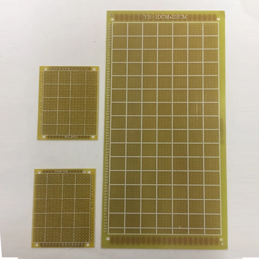 10*22 см 10x22 13*25 13x25 1 2 мм толщина односторонняя желтая эпоксидная стекловолокна FR4