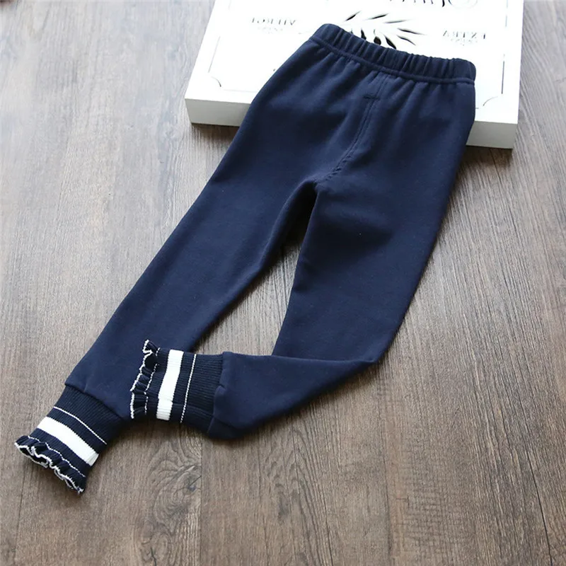 Girls' winter leggings Toddler Kids Baby Girls Striped Leggings Tights Pants Trousers Outfits Clothes girls tights #4D02 (2)