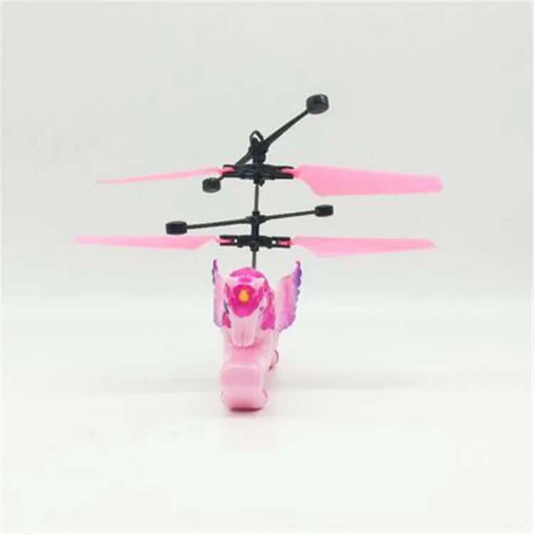 Remote Control Sensing Pegasus Aircraft Rotating Unicorn Mythical Creatures Light Suspension Small Aircraft Children Remote Cont