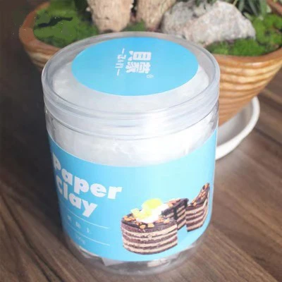 Красочная бумажная легкая глина может быть ручной работы торт и icecream игра-головоломка своими руками материал ручной работы безопасный нетоксичный 200 г/кор