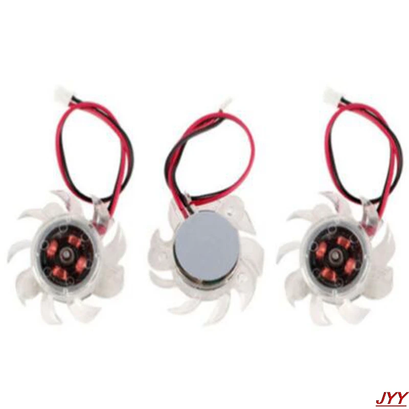 

35mm 12V Clear Plastic Computer VGA Video Cooler Card Cooling Fan