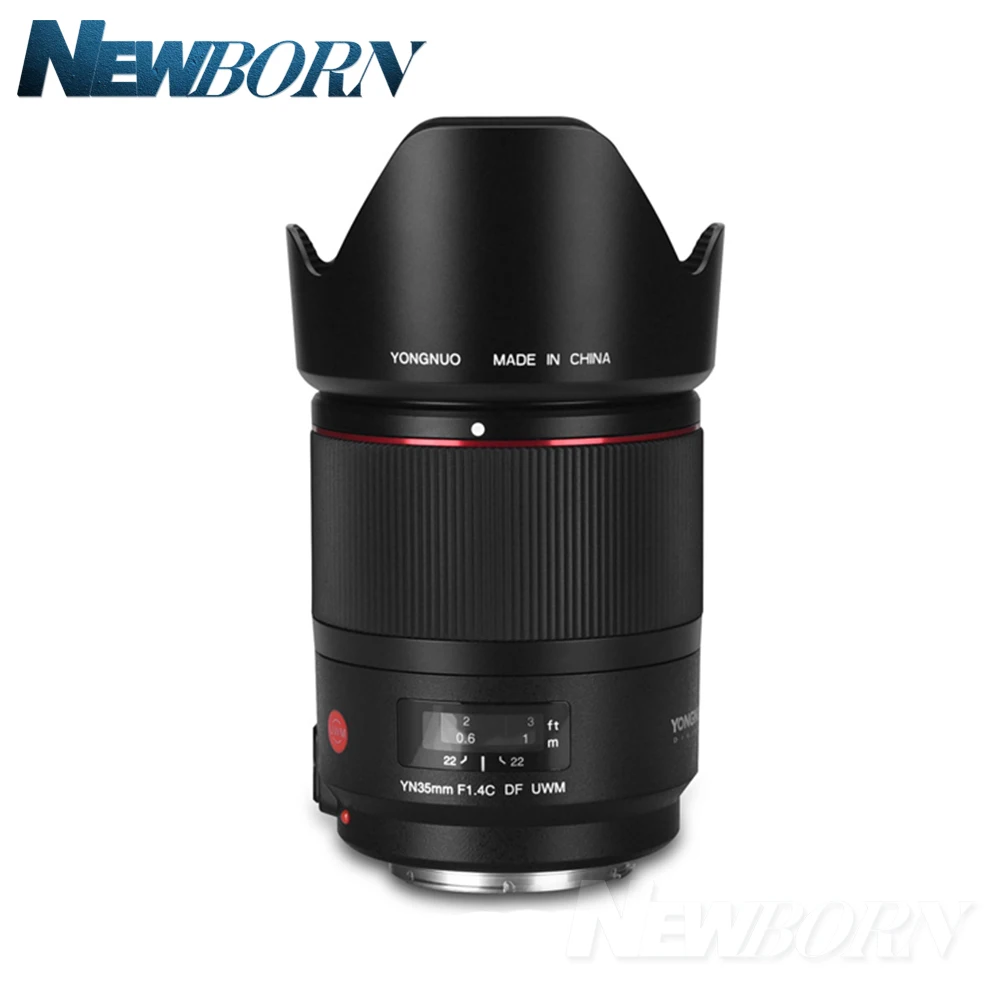 YONGNUO YN35mm F1.4 широкоугольный объектив с полной рамкой для камеры Canon DSLR 70D 80D 5D3 MARK II 5D2 5D4 800D 200D 7D2 6D 5D